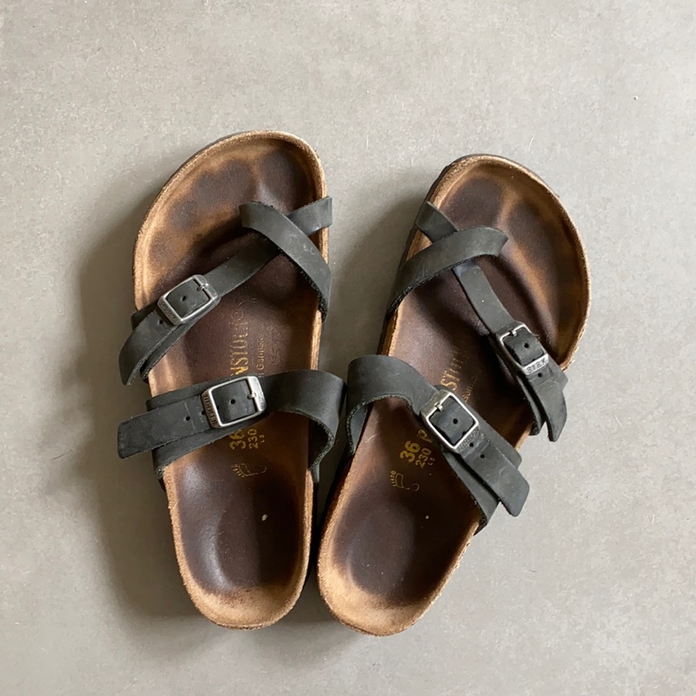 Oiled leather Birkenstock